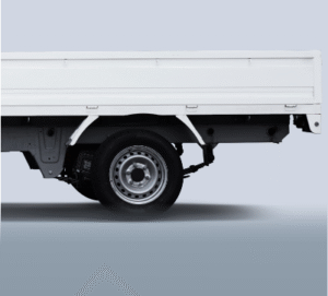 Khung gầm Karry X5 làm từ thép chịu lực cao, đảm bảo bền và an toàn