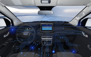 Nội thất Karry X5 hiện đại, ghế lái và phụ bọc da/vải điều chỉnh 4 hướng