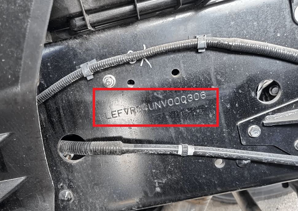 Số khung và số máy xe tải