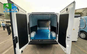 xe tải điện SRM E60 có quãng đường di chuyển công bố lên đến 253 km