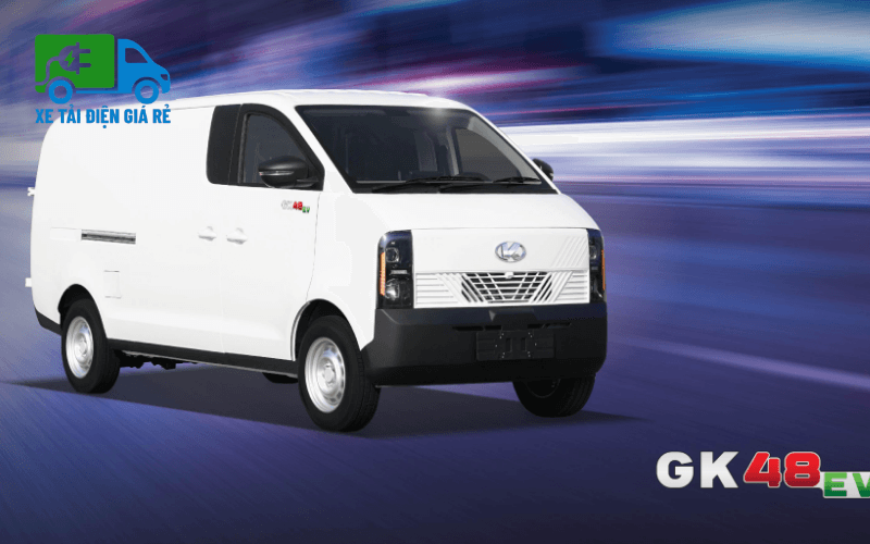 Xe tải điện GK48EV phù hợp giao hàng đô thị với khoang rộng và chi phí vận hành tối ưu
